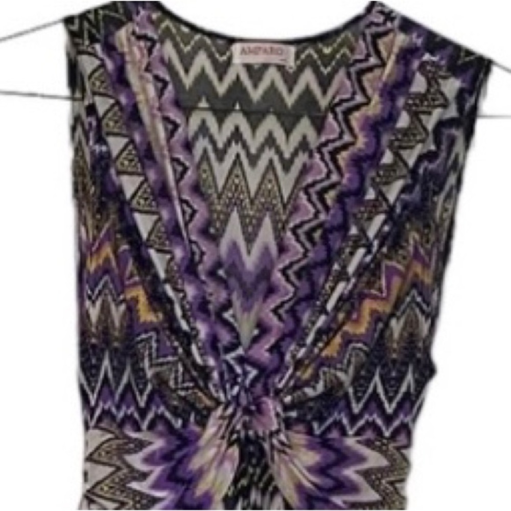 Amparo Crossover V-Neck Soft Comfy Maxi with Tie Back